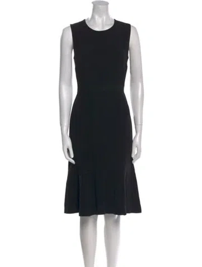 Pre-owned Prada Vintage Knee-length Dress In Black
