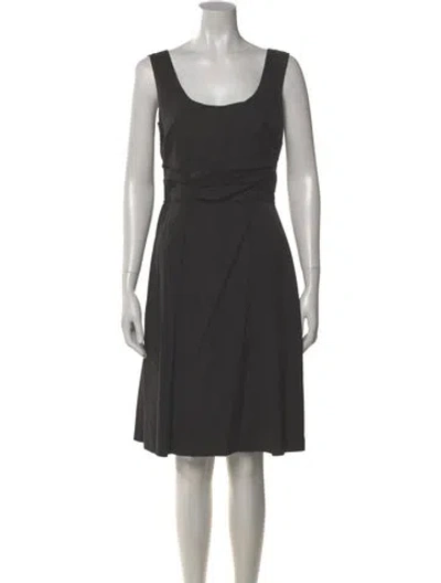 Pre-owned Prada Vintage Knee-length Dress In Black