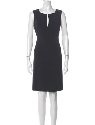 Pre-owned Prada Vintage Knee-length Dress In Black