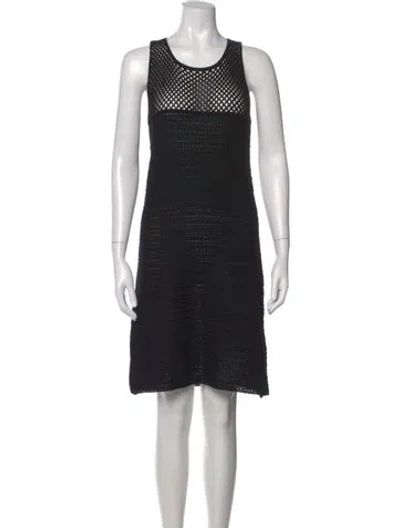 Pre-owned Prada Vintage Knee-length Dress In Black