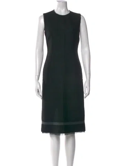 Pre-owned Prada Vintage Knee-length Dress In Black