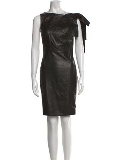 Pre-owned Prada Vintage Knee-length Dress In Black