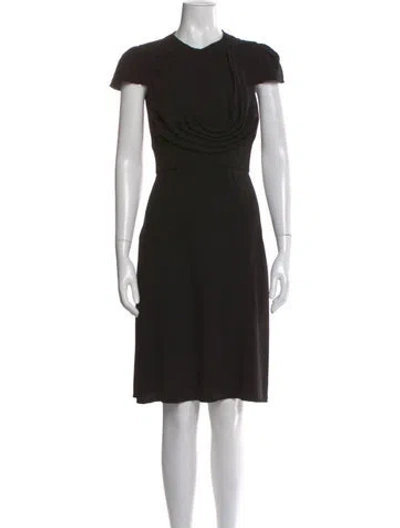 Pre-owned Prada Vintage Knee-length Dress In Black