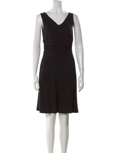 Pre-owned Prada Vintage Knee-length Dress In Black