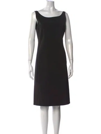 Pre-owned Prada Vintage Knee-length Dress In Black