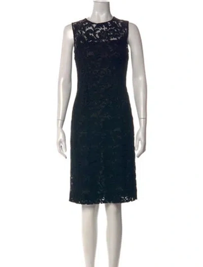 Pre-owned Prada Vintage Knee-length Dress In Black