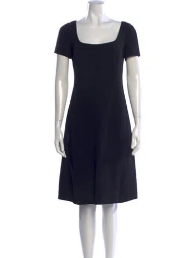 Pre-owned Prada Vintage Knee-length Dress In Black