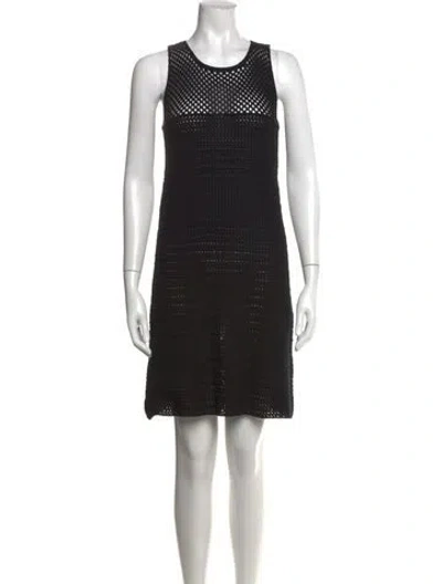 Pre-owned Prada Vintage Knee-length Dress In Black