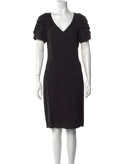 Pre-owned Prada Vintage Knee-length Dress In Black