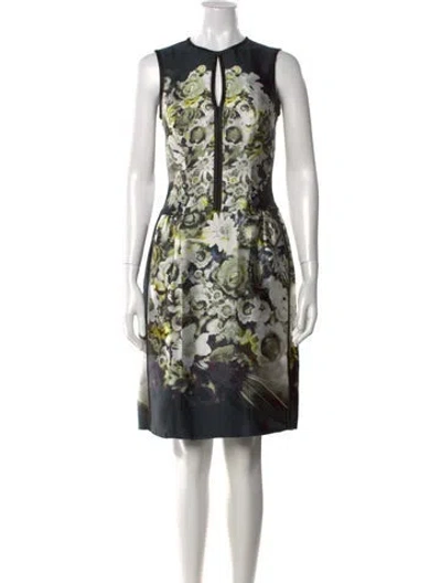 Pre-owned Prada Vintage Knee-length Dress In Black