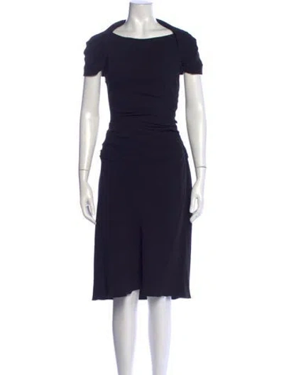 Pre-owned Prada Vintage Knee-length Dress In Black