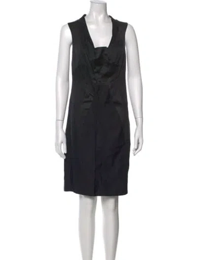 Pre-owned Prada Vintage Knee-length Dress In Black