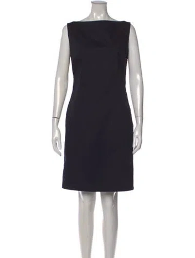 Pre-owned Prada Vintage Knee-length Dress In Black