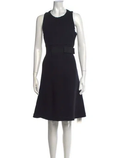 Pre-owned Prada Vintage Knee-length Dress In Black