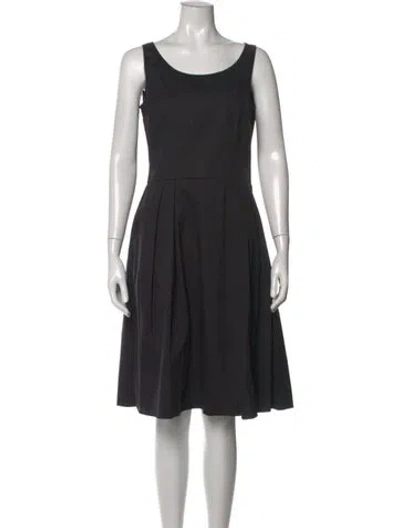 Pre-owned Prada Vintage Knee-length Dress In Black