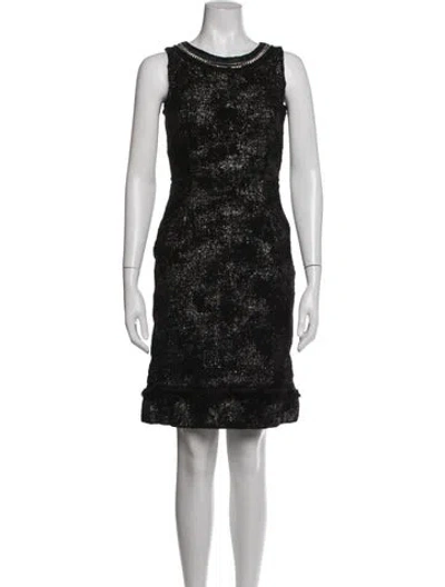 Pre-owned Prada Vintage Knee-length Dress In Black