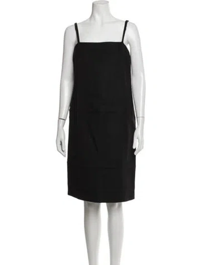 Pre-owned Prada Vintage Knee-length Dress In Black