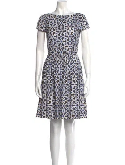 Pre-owned Prada Vintage Knee-length Dress In Blue