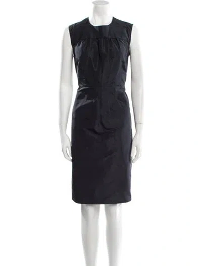 Pre-owned Prada Vintage Knee-length Dress In Blue