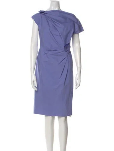 Pre-owned Prada Vintage Knee-length Dress In Blue