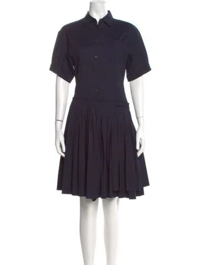 Pre-owned Prada Vintage Knee-length Dress In Blue