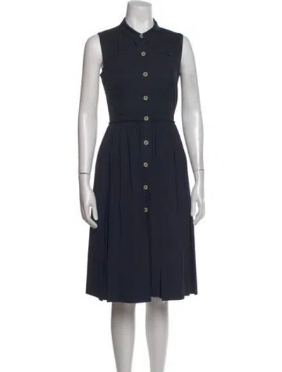 Pre-owned Prada Vintage Knee-length Dress In Blue