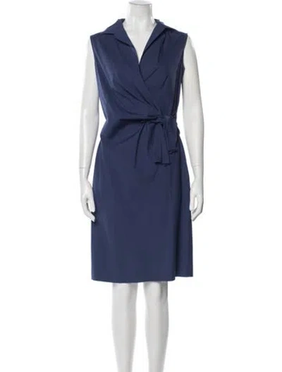 Pre-owned Prada Vintage Knee-length Dress In Blue