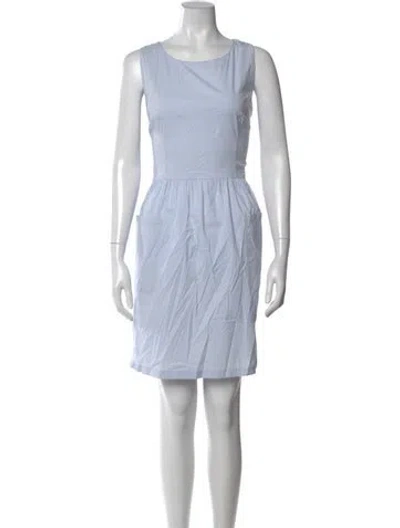 Pre-owned Prada Vintage Knee-length Dress In Blue