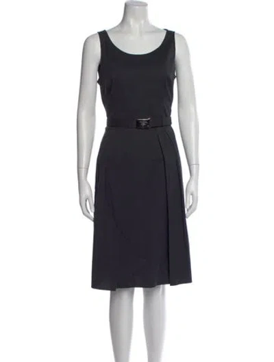 Pre-owned Prada Vintage Knee-length Dress In Blue