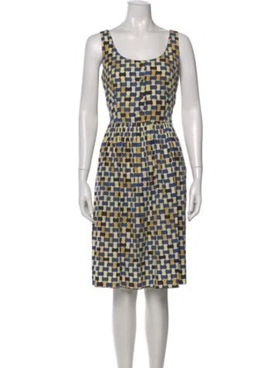 Pre-owned Prada Vintage Knee-length Dress In Blue
