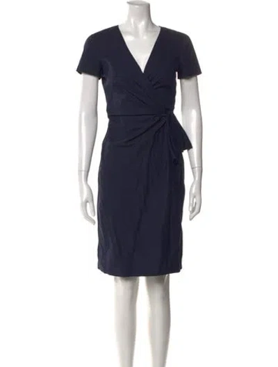 Pre-owned Prada Vintage Knee-length Dress In Blue