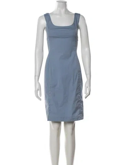 Pre-owned Prada Vintage Knee-length Dress In Blue