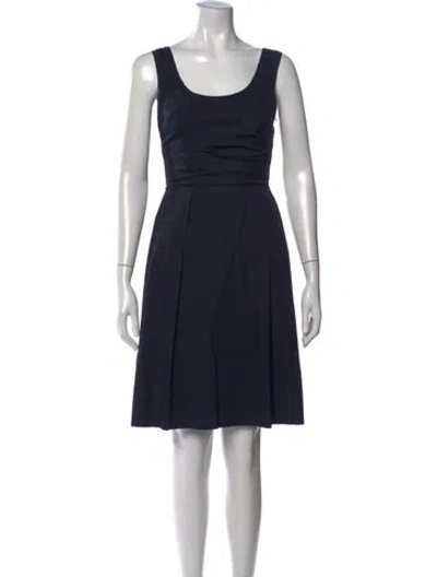 Pre-owned Prada Vintage Knee-length Dress In Blue