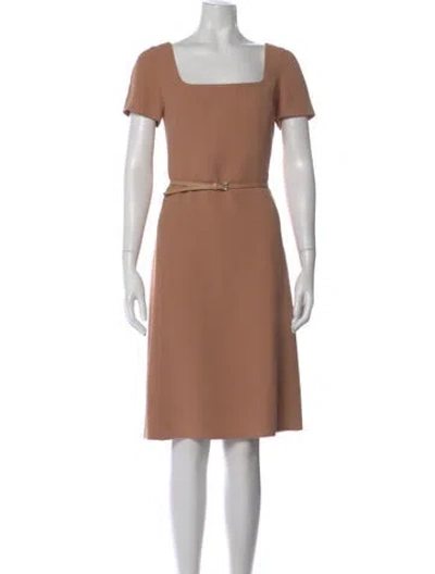 Pre-owned Prada Vintage Knee-length Dress In Brown