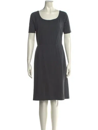 Pre-owned Prada Vintage Knee-length Dress In Gray