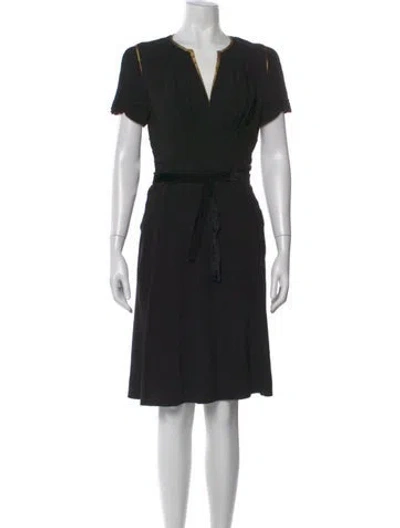 Pre-owned Prada Vintage Knee-length Dress In Multi