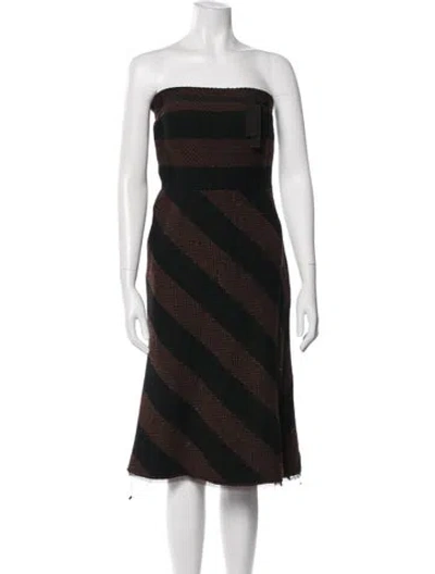Pre-owned Prada Vintage Knee-length Dress In Multi