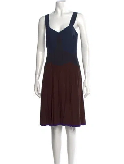 Pre-owned Prada Vintage Knee-length Dress In Multi