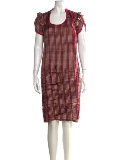 Pre-owned Prada Vintage Knee-length Dress In Multi