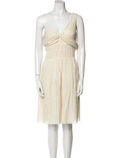 Pre-owned Prada Vintage Knee-length Dress In Neutral