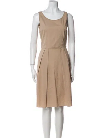 Pre-owned Prada Vintage Knee-length Dress In Neutral