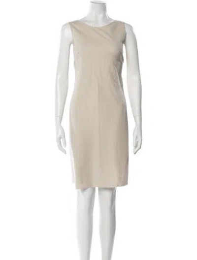 Pre-owned Prada Vintage Knee-length Dress In Neutral
