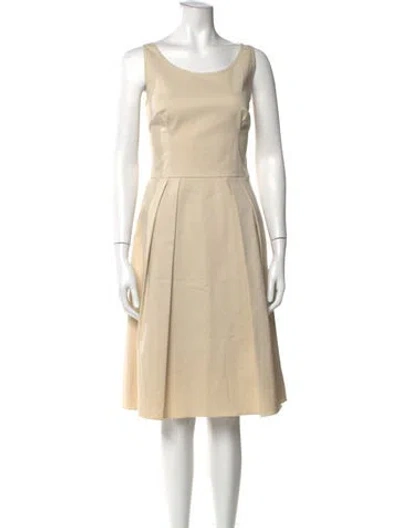 Pre-owned Prada Vintage Knee-length Dress In Neutral