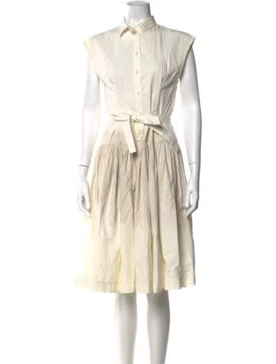 Pre-owned Prada Vintage Knee-length Dress In Neutral