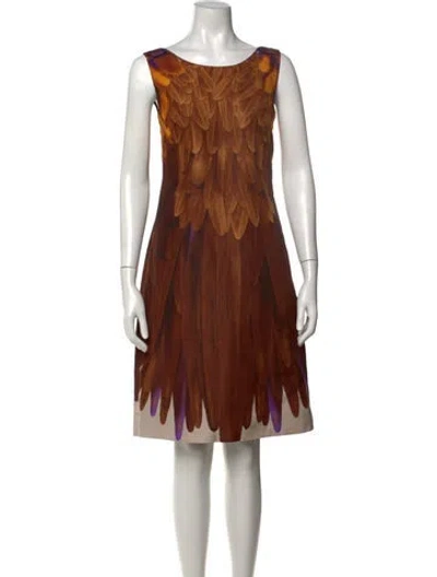 Pre-owned Prada Vintage Knee-length Dress In Neutral