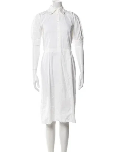 Pre-owned Prada Vintage Knee-length Dress In Neutral