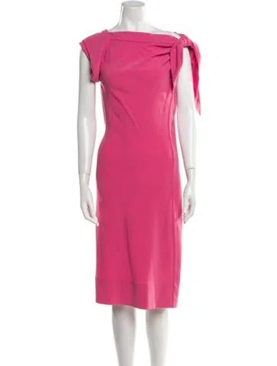 Pre-owned Prada Vintage Knee-length Dress In Pink