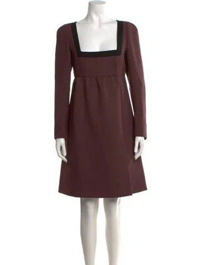 Pre-owned Prada Vintage Knee-length Dress In Purple