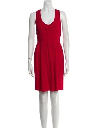 Pre-owned Prada Vintage Knee-length Dress In Red