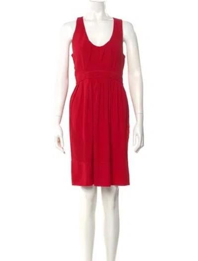 Pre-owned Prada Vintage Knee-length Dress In Red